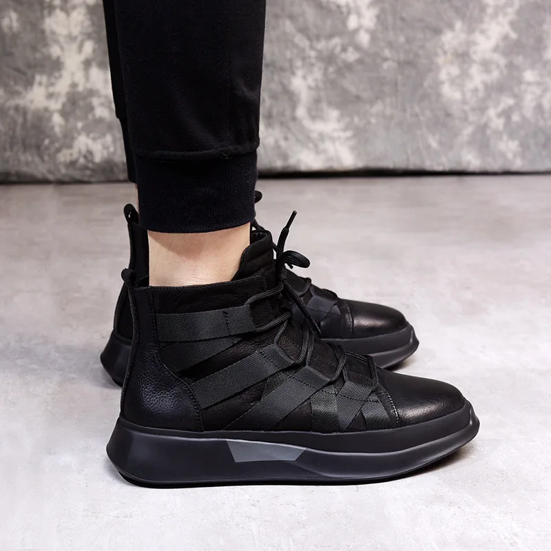 Ulzzang/зимние мужские кроссовки на флисе Белые Повседневные в стиле ретро Zapatos Hombre