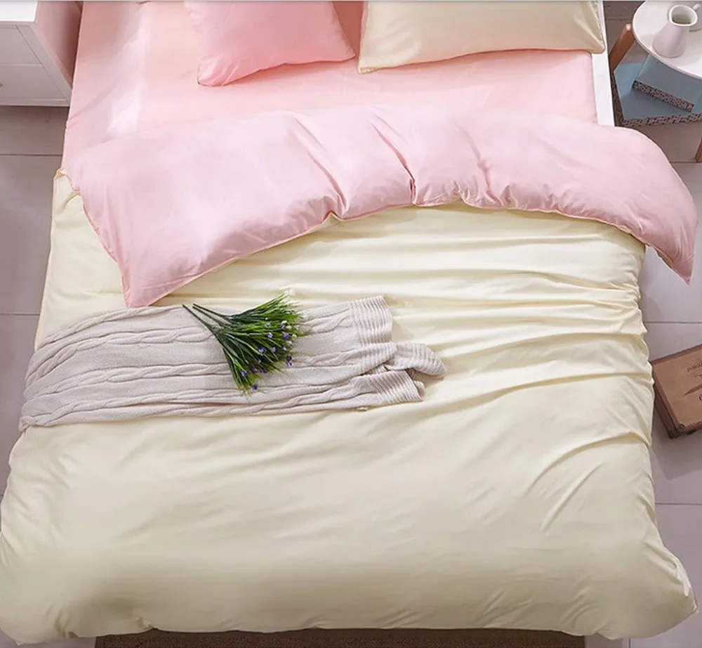 Бесплатная доставка зеленый 4 шт. сплошной цвет постельные принадлежности мешок