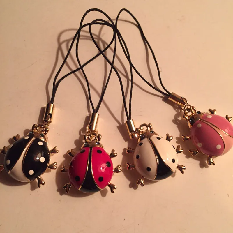 Эмалевая божья коровка высокое качество 3 шт. 25x25 мм|pendant charms|charm pendantenamel pendant charms |