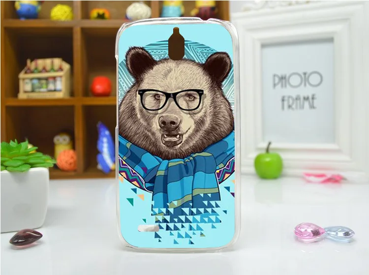 Новое поступление крутой чехол с рисунком для Huawei Ascend G610 G610S тигр Лев медведь