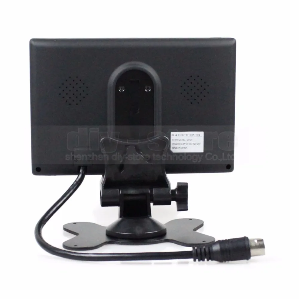 Diykit Высокое качество 7 дюймов 4 Разделение Quad Цвет дисплея видео безопасности