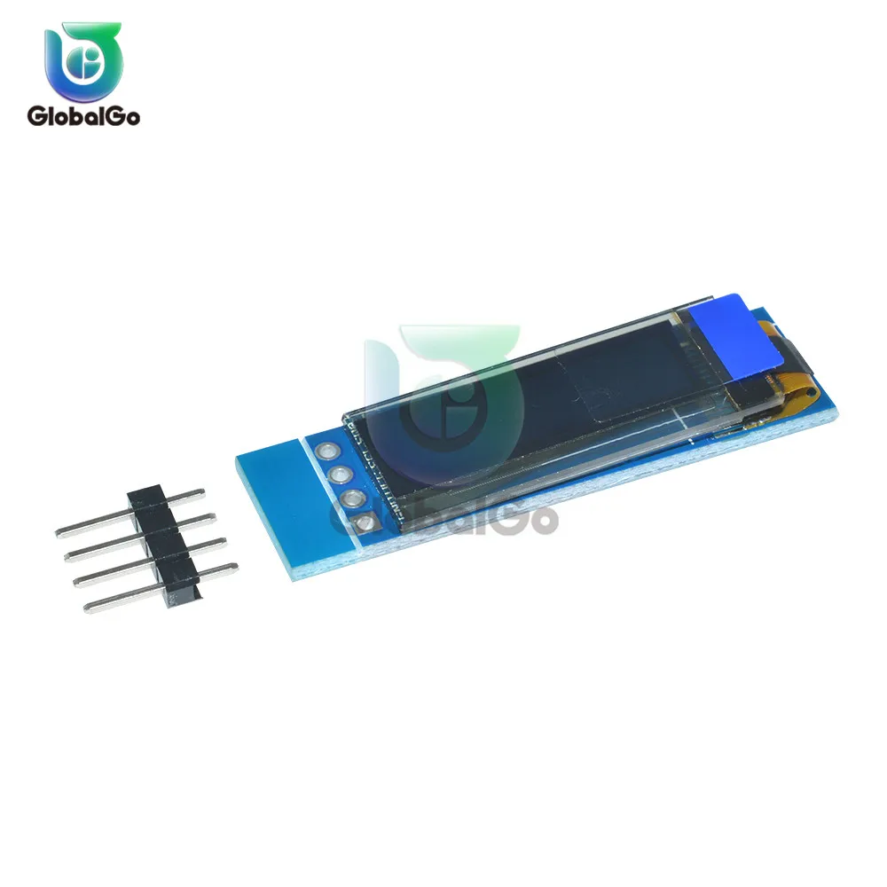 4pin 0,96 дюймов IIC Серийный синий белый oled-дисплей модуль 128X32 I2C SSD1306 ЖК-экран Плата GND VCC SCL SDA 0,9" для Arduino