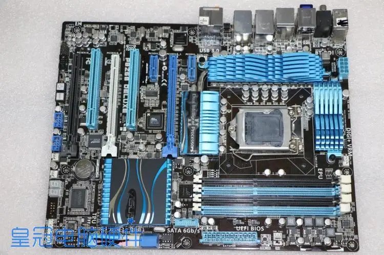 Оригинальная материнская плата для ASUS P8Z68 DELUXE LGA 1155 DDR3 USB2.0 USB3.0 32 Гб Z68 настольная