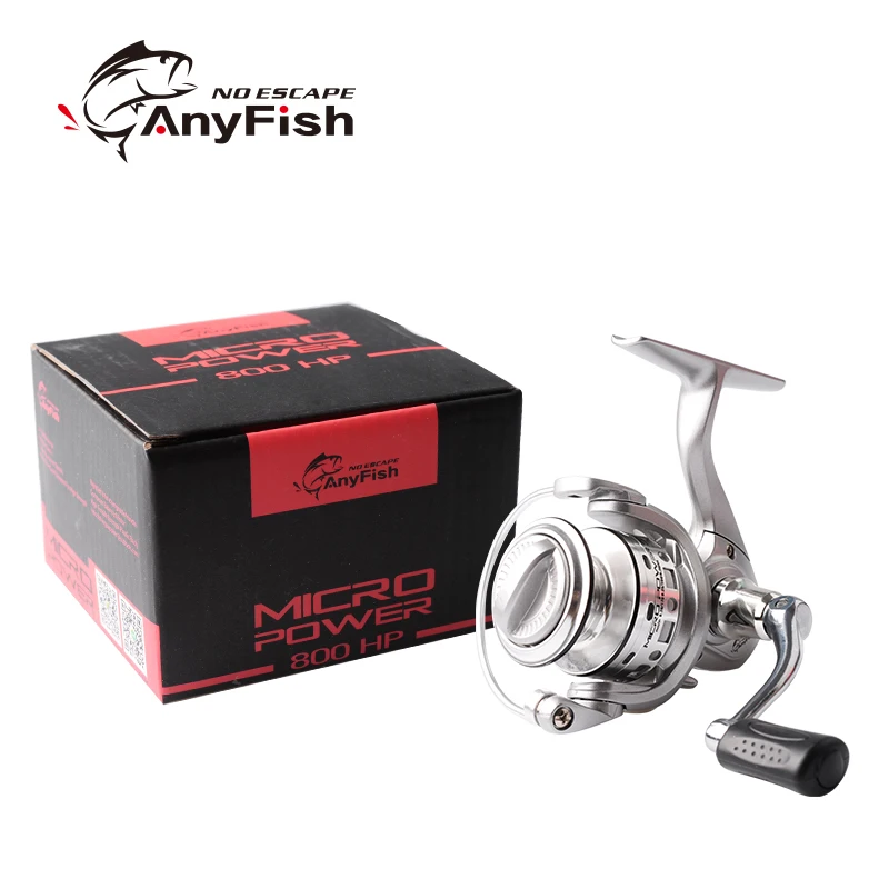 Рыболовная катушка ANYFISH рыболовная с микро питанием 500 800 мини Катушка для