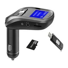 Автомобильный комплект громкой связи fm передатчик Bluetooth FM