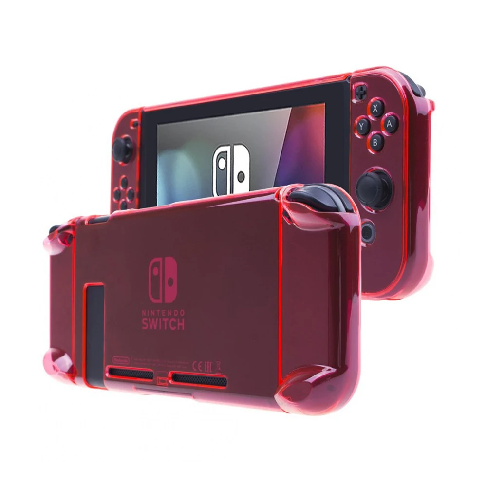 Защитный корпус под стекло Прозрачный чехол для ПК для Nintendo Switch NS NX чехол жесткий прозрачный чехол для задней крышки оболочка для nyd аксессуары