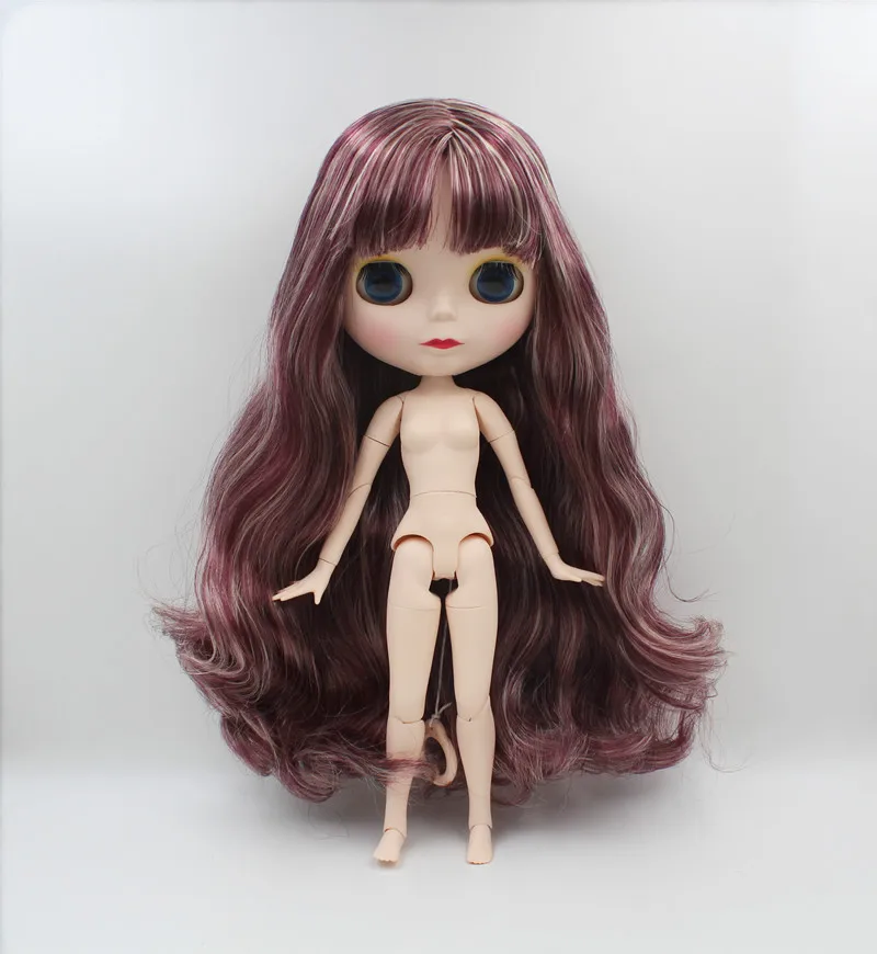 Кукла Blygirl Blyth смешанная с красочными челками и кудрявыми волосами кукла новым