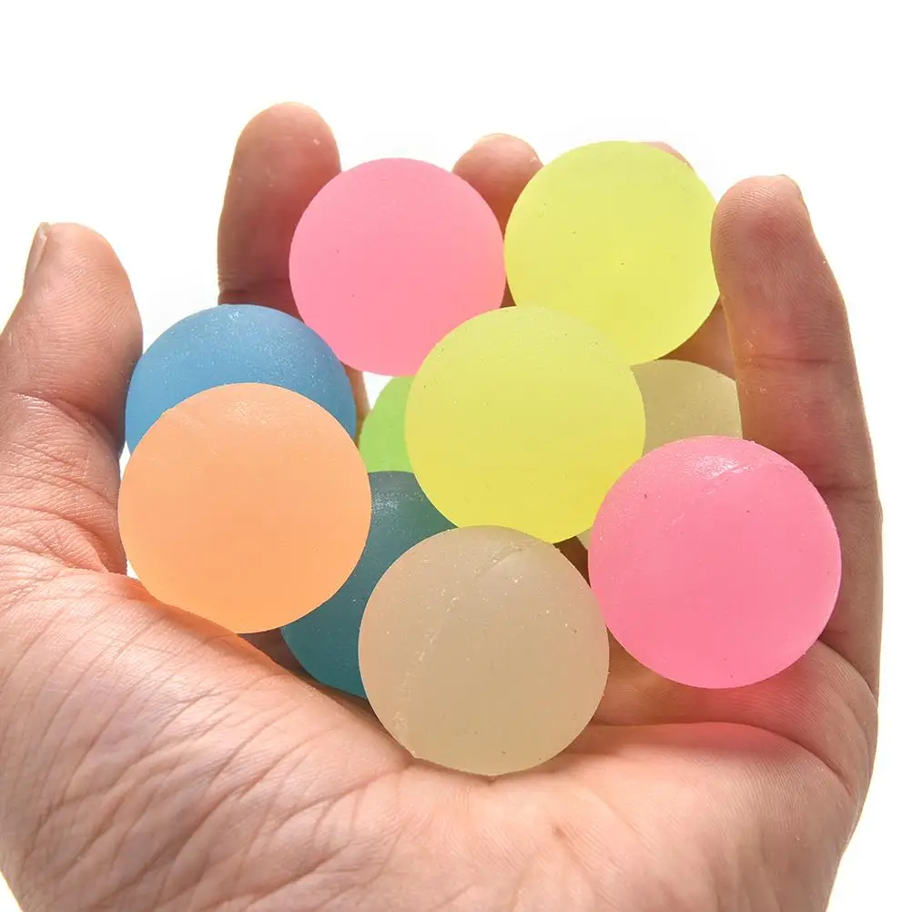 10 шт./лот 32 мм светящиеся в темноте розовые наполнители Детские вечерние