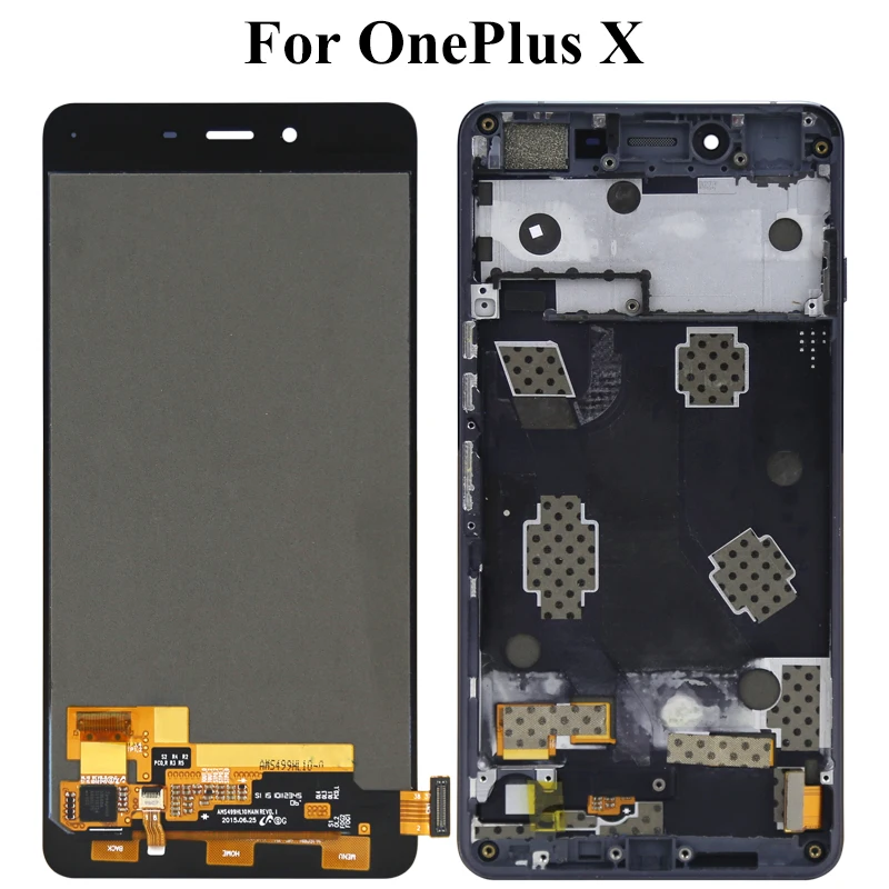 Сменная панель для телефона Oneplus X E1003 сенсорный ЖК экран с рамкой OEM