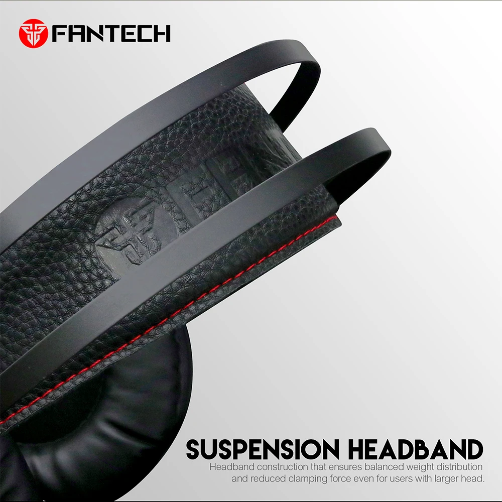 FANTECH HG15 USB разъем и пульт дистанционного управления профессиональные игровые наушники Большие наушники с светильник Mic Стерео наушники для FPS