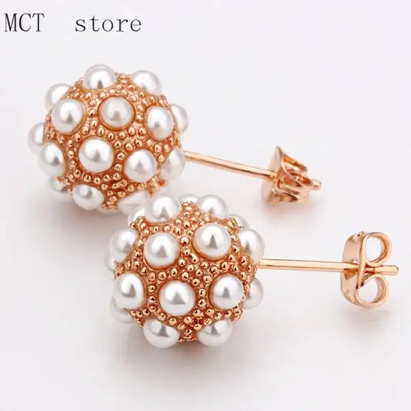 E013 Wholesale Nickle Free Antiallergic 18K Real Gold Plated Earrings For Women New Fashion Jewelry Shipping | Украшения и