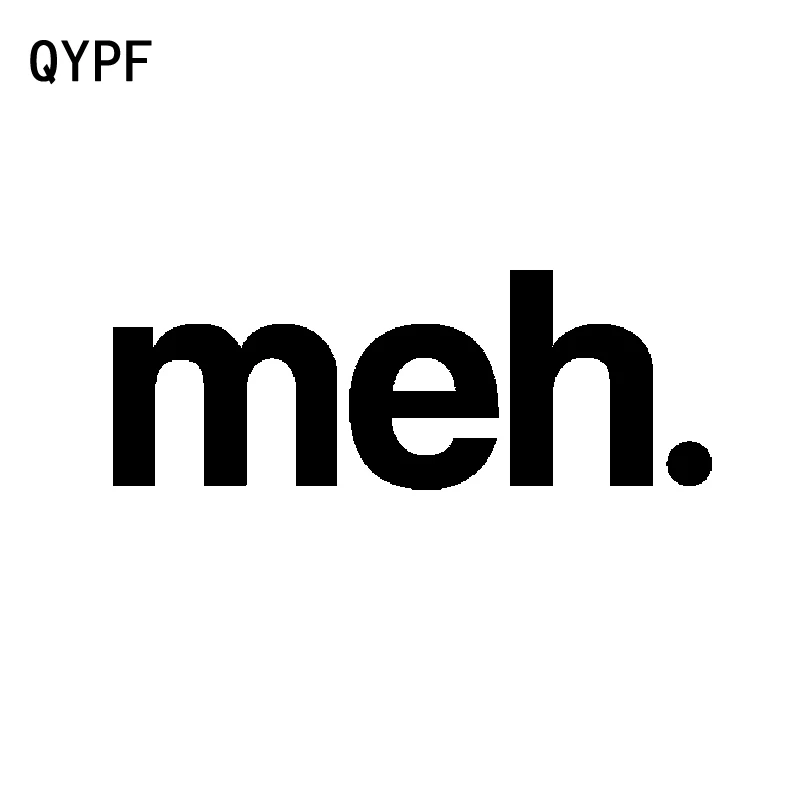QYPF 14 8 см * 5 интересная виниловая наклейка на окно автомобиля MEH Decal Black Silver C15