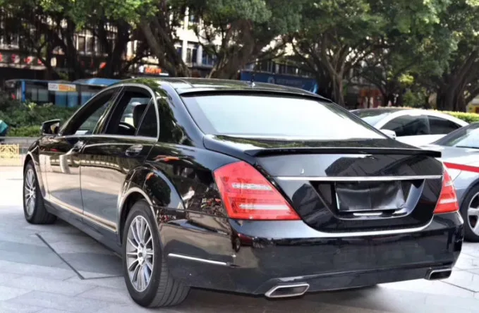 Спойлер для benz S class w221 2006 2015 S65 стиль ABS спойлер из материала на задний багажник