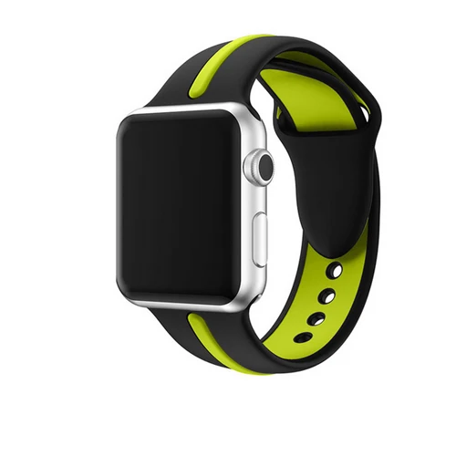 3 Хохлатый силиконовый ремешок для часов для apple watch 3/2/1 42 мм/38 мм Iwatch браслет наручный ремень резиновый сменный ремешок для часов - Цвет ремешка: 3