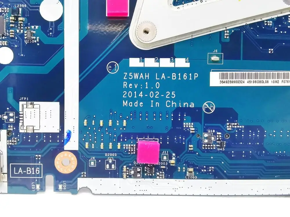 Оригинальный Для ACER E5 571G Материнская плата ноутбука 571 I3 4030U Z5WAH LA B161P испытанное