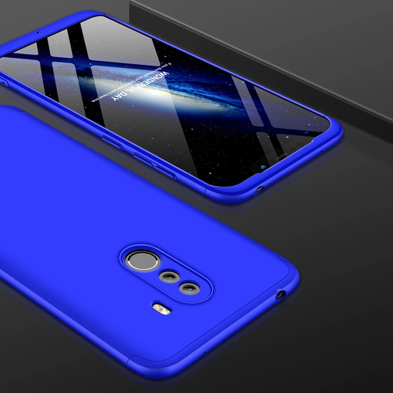 Poco F1 Роскошный 360 градусов полный чехол s для Pocophone F1 чехол для телефона для Xiaomi Pocophone F1 F 1 глобальная версия чехол для телефона