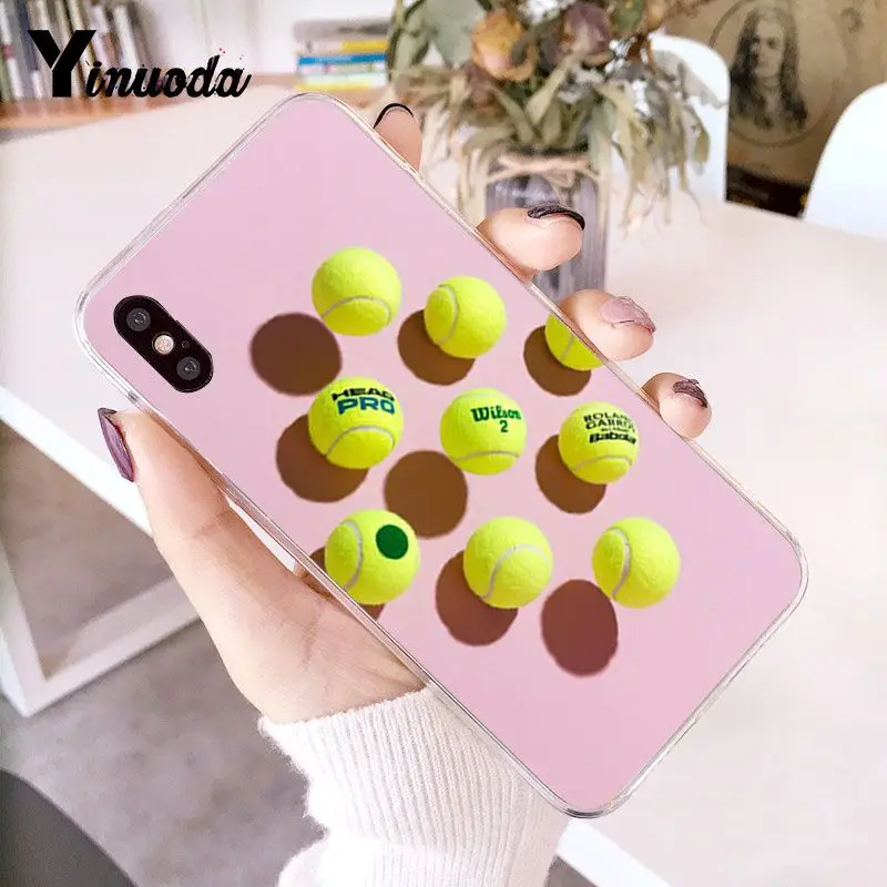 Чехол для телефона Yinuoda с изображением теннисного мяча под заказ iphone SE 2020 8 7 6 6S Plus X