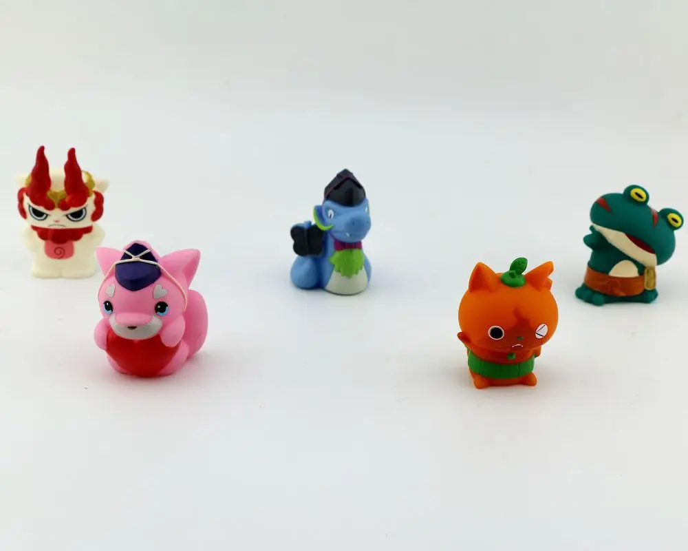 10-200 шт. 5 см Йо-Кай часы-игрушка Японский часы youkai аниме reloj yo-kai резиновая кукла