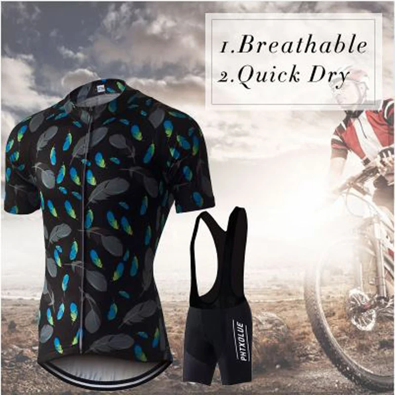 Phtxolue Maillot велосипедная одежда для велоспорта Одежда Мужской Горный