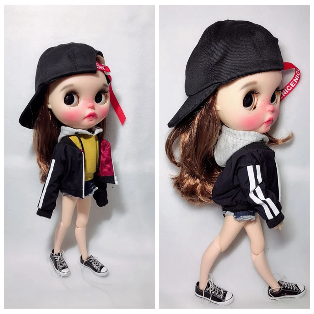 3 шт./компл. Cool dolls Blyth пальто толстовка джинсовые шорты Azone брюки для куклы 1/6 |