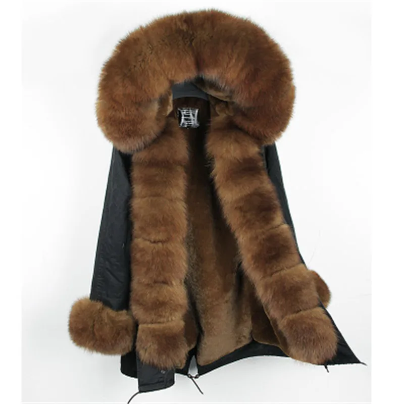 

Factory price Brand winter jacket women outwear thick parkas fox fur natural real fur collar coat hooded real warm fur liner