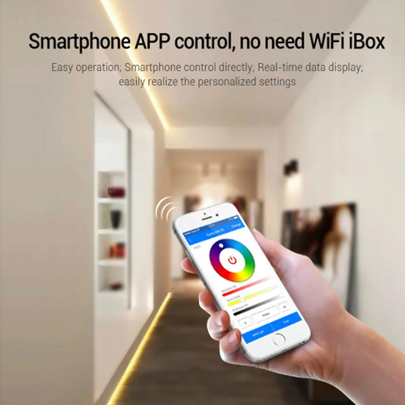 Milight YL5 2 4G 15A 5 в 1 WiFi голосовой wIFI светодиодный контроллер применяется к 12v24v