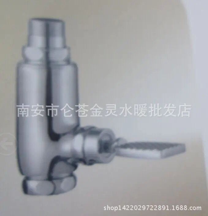 

Flush valve Stool flush valve Squatting pan Flush valve Vertical straight pedal Flusher Delay valve