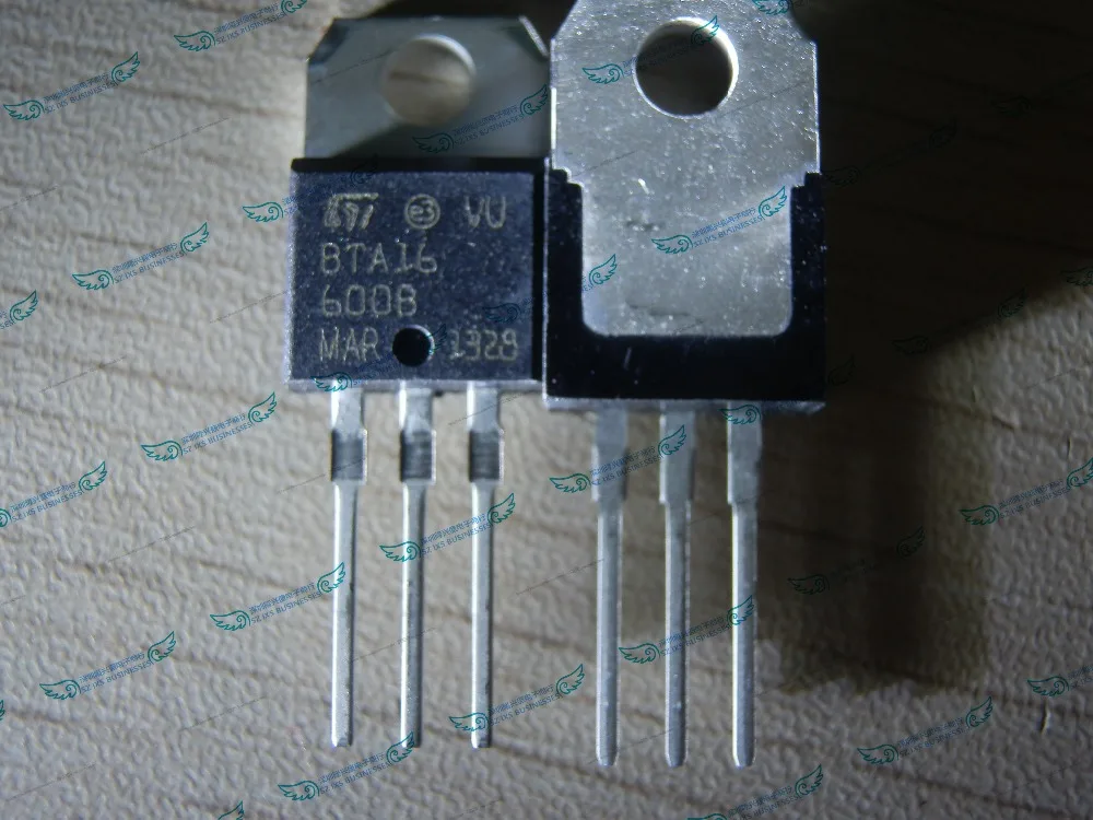 

100PCS/LOT BTA16-600B BTA16-600 BTA16 TRIAC 600V 16A TO220AB