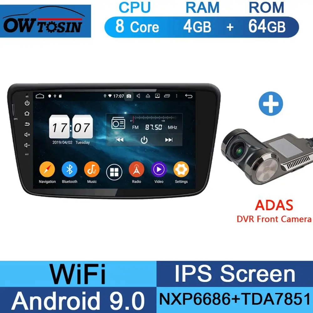 64G Adas Camera " ips 1920*1080 8 Core 4G+ 64G Android 9,0 Автомобильный мультимедийный плеер для Suzuki Baleno автомобиль радио gps CarPlay попугай BT - Цвет: 64G Adas Camera