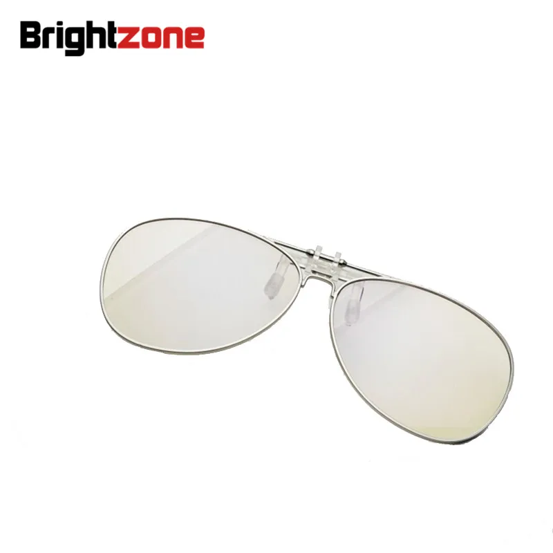 Brightzone новейшая дизайнерская металлическая полная защита от синего излучения компьютера плохой синий свет Клип Анти-УФ очки обычные очки клип