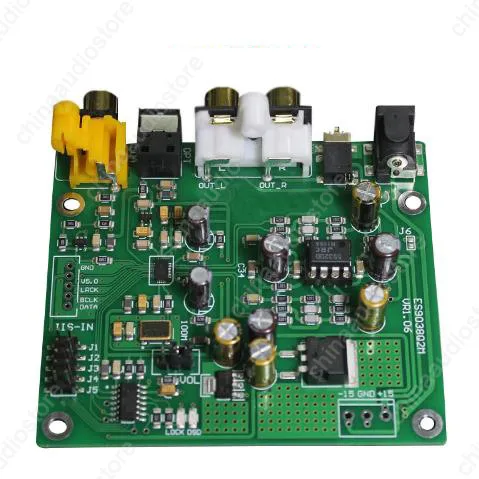 ES9038 ES9038Q2M мини ЦАП оптический коаксиальный IIS ies DSD вход декодер ЦАП выход для наушников для усилителя предусилителя ЖК-дисплей