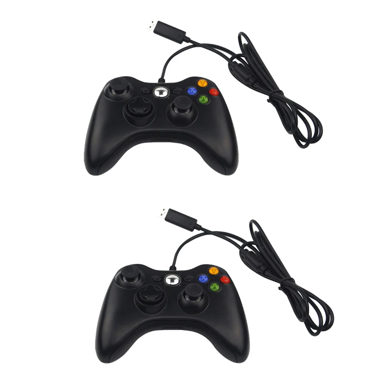 2 PCS USB проводной игровой контроллер для ПК геймпад джойстик Джойстик контроллер аксессуар ПК компьютер для RetroPie NESPi для Raspberry Pi 4 - Цвет: 2 PCS