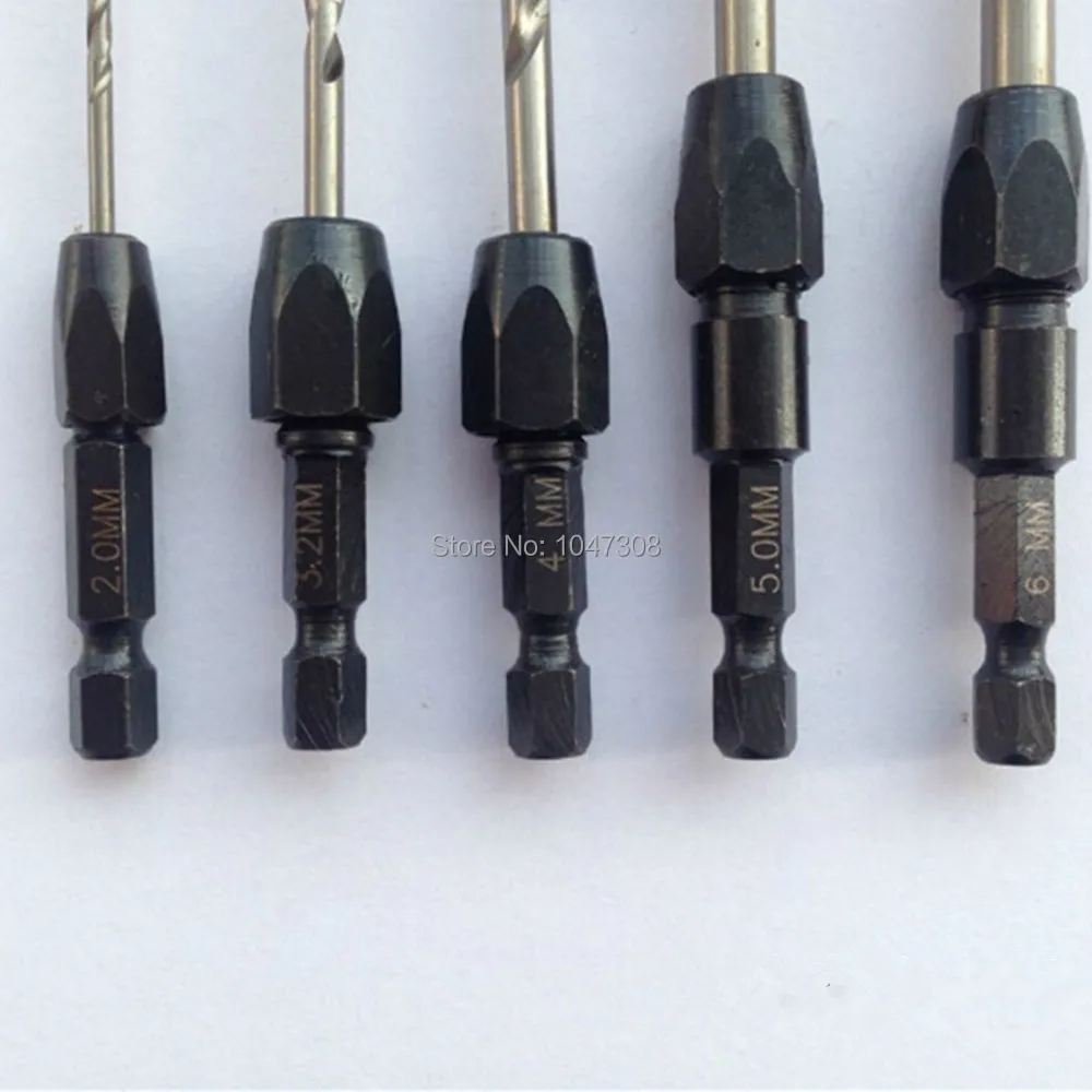 5 упак. шестигранным хвостовиком быстрая смена сверла Комплект HSS6542