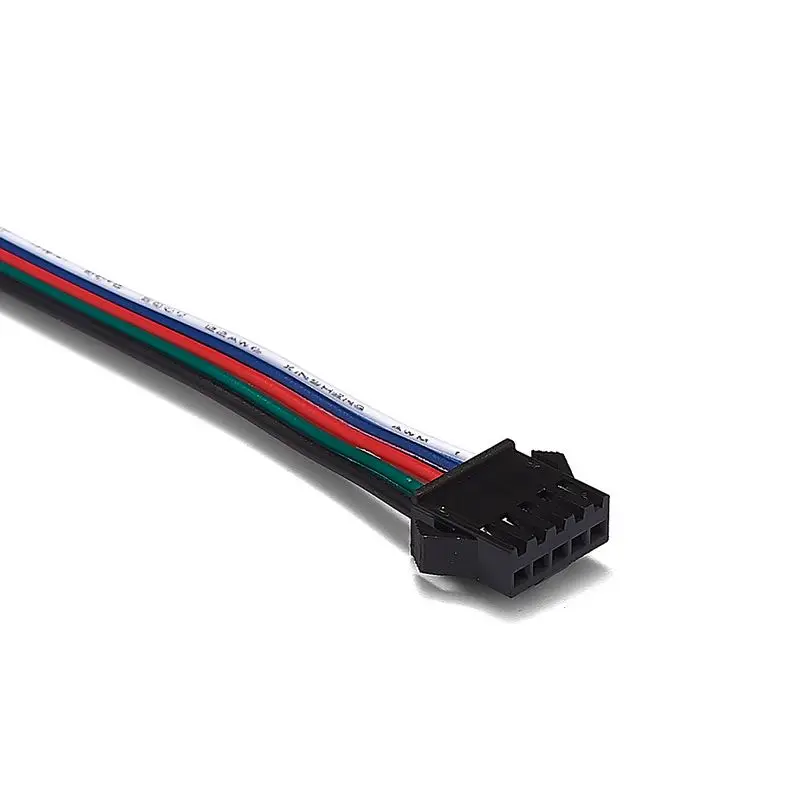 5 Pin женский мужской SM JST Соединительный кабель Extension провода шнур для 5050 RGBW RGBWW