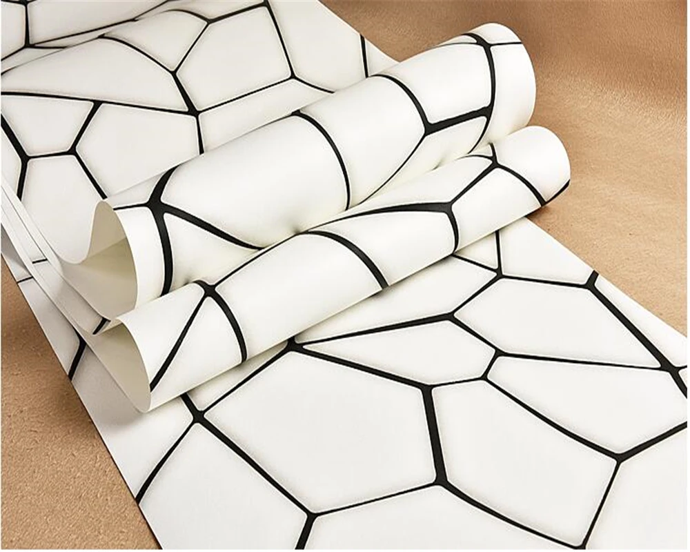 Beibehang Water cube non-woven wallpaper Living room bedroom modern minimalist TV background wall photos 3d | Обустройство дома