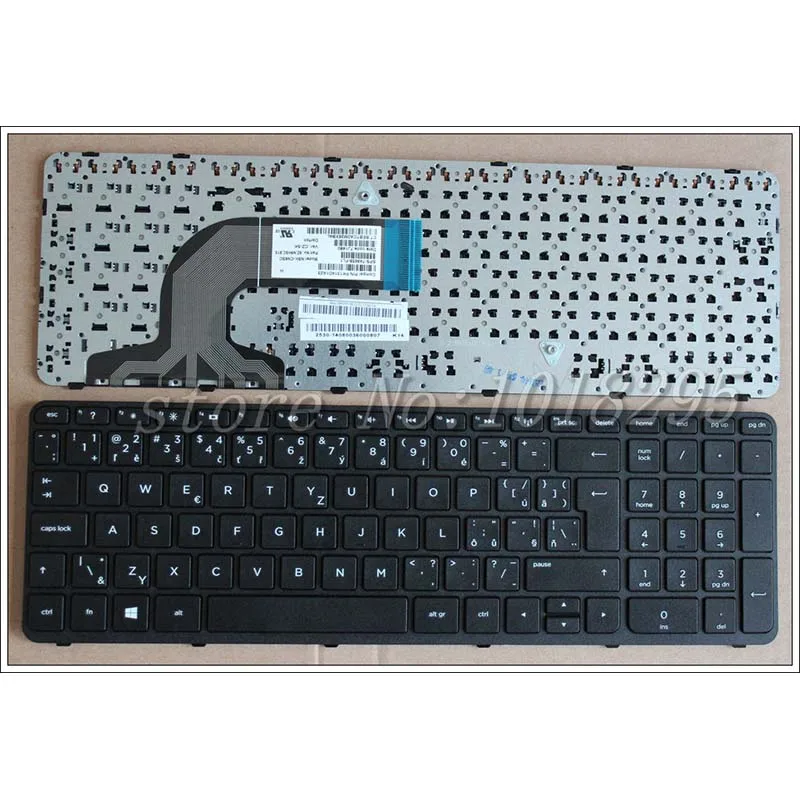 Чешская клавиатура для HP Pavilion 15E 15N 15T 15 N E E000 N000 N100 e087sr R65 CZ черная рамка|keyboard for