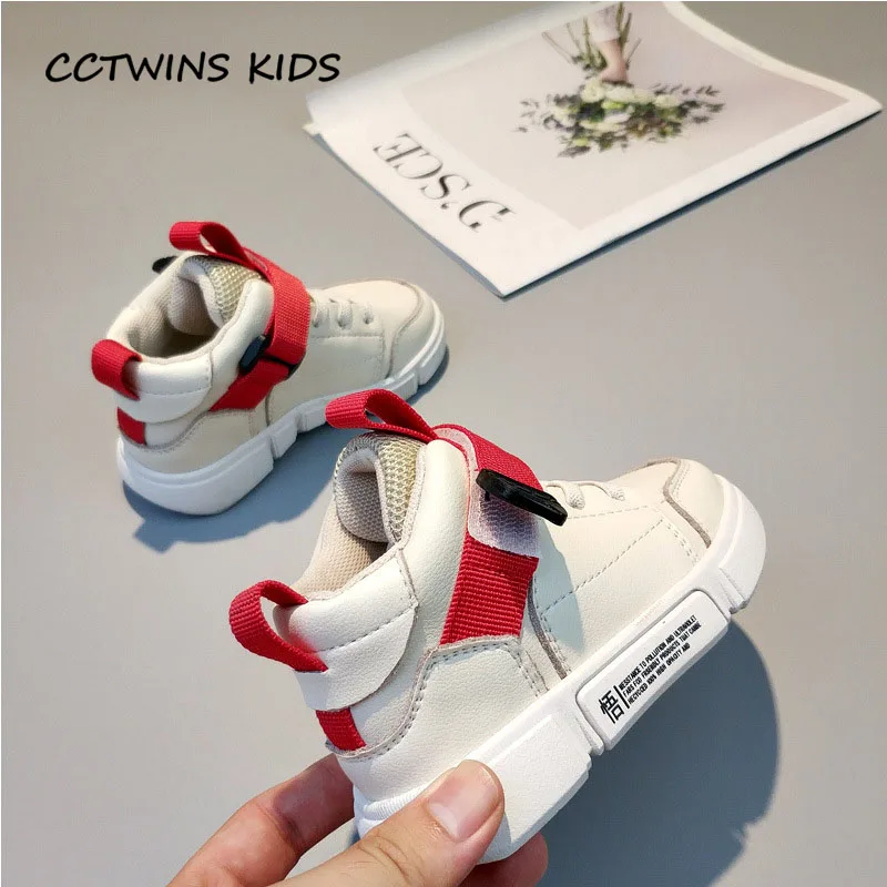 CCTWINS KIDS/Коллекция года; сезон осень; кроссовки с высоким берцем для мальчиков; повседневные кроссовки из искусственной кожи для маленьких девочек; модная детская спортивная обувь; FH2216