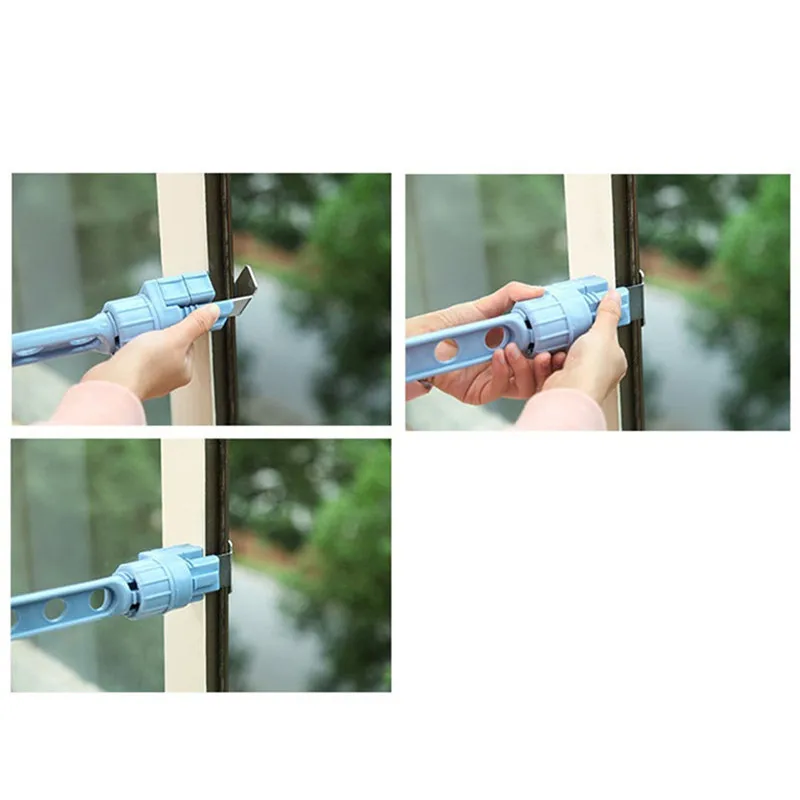 

Portable Clothes Windows Hanging Rack Outdoor Indoor Coat Jacket Underwear Socks Drying Storage Hangers With Hook For Traveling