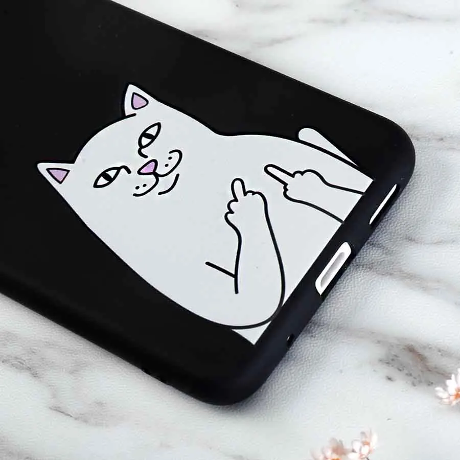 Cute Cartoon Cat Silicone Phone Case For Vivo V5S V5 X7 X6 Plus Y53 V3 Max X Play 5 6 Y55 X5 Pro Cover Coque Fundas |