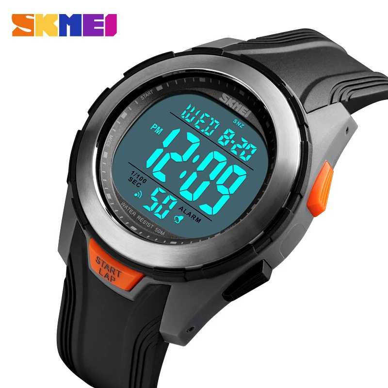 

Men Digital Watches 50M Waterproof Chronograph Male LED Clocks Male Outdoor Sports Watches Men Relogio Masculino SKMEI 2019