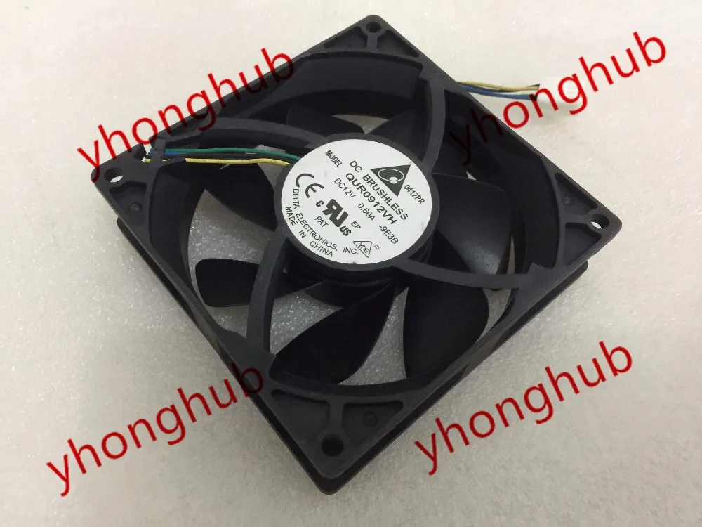 Вентилятор охлаждения сервера Delta Electronics QUR0912VH 9E3B DC 12 В 0 60 а 90x90x25 мм|square fan|server fandc fan