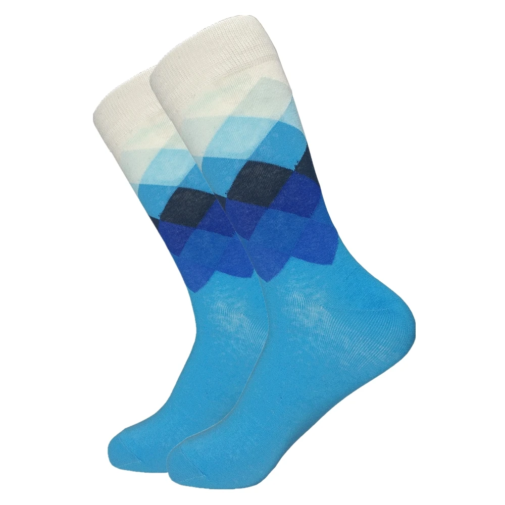 Носки мужские удлиненные х/б|happy socks|socks men highbusiness socks |