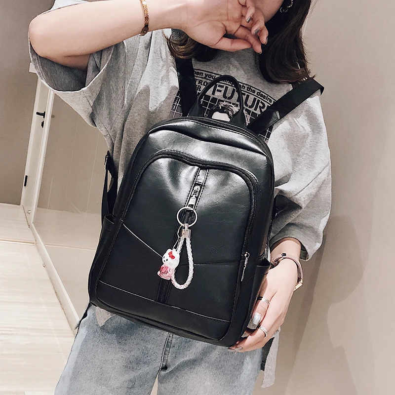 Женский кожаный рюкзак Sac a Dos повседневный на плечо для путешествий 2019 | Багаж и