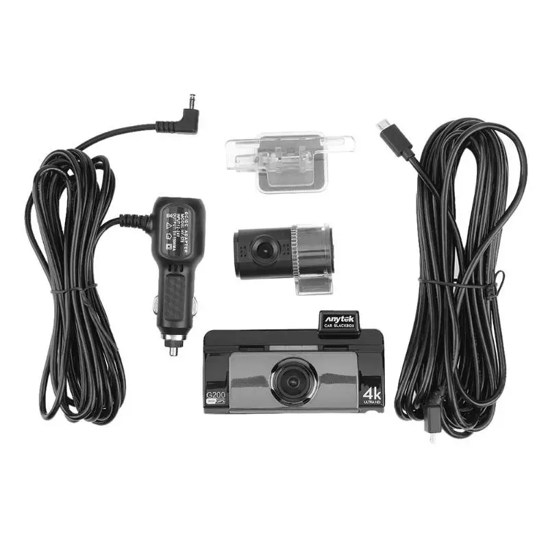 Anytek G200 170 градусов объектив 1080P Full HD NTK96660 WiFi 4K Автомобильный видеорегистратор с