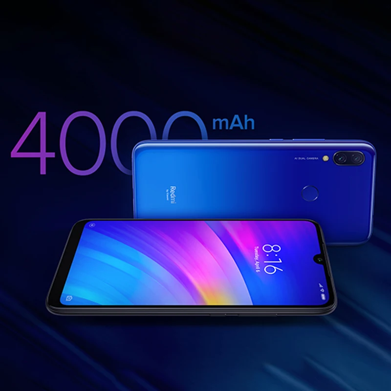 Смартфон Xiaomi Redmi 7 с глобальной версией 2 Гб ОЗУ 16 ПЗУ Восьмиядерный процессор