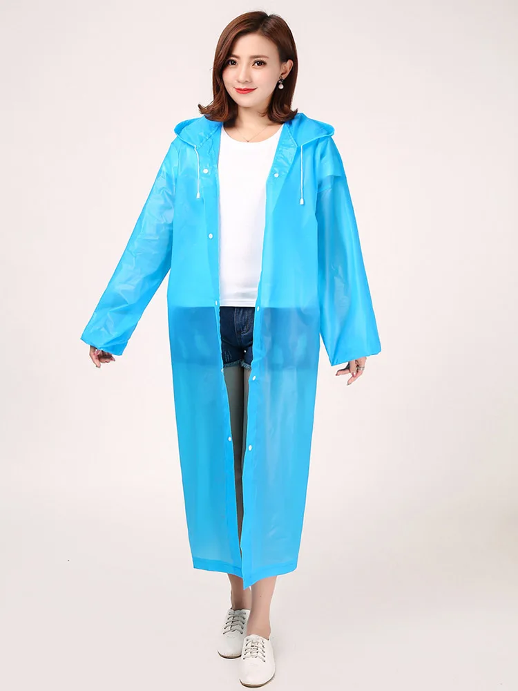 Модные женские туфли мужской из ЭВА прозрачный плащ Портативный Открытый