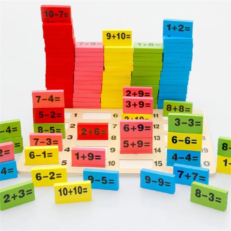 

Digital Computing Preschool Mathematics Domino Game Early Childhood Education Development Intelligence Toys kids gift