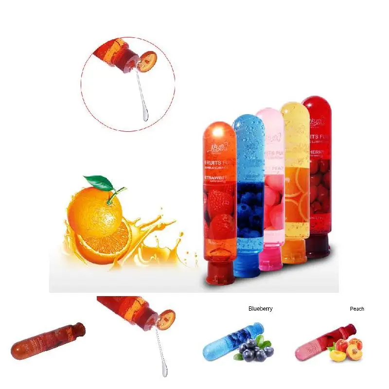 1 шт. масло для фруктов клубничный вкус водорастворимое тела смазка секса