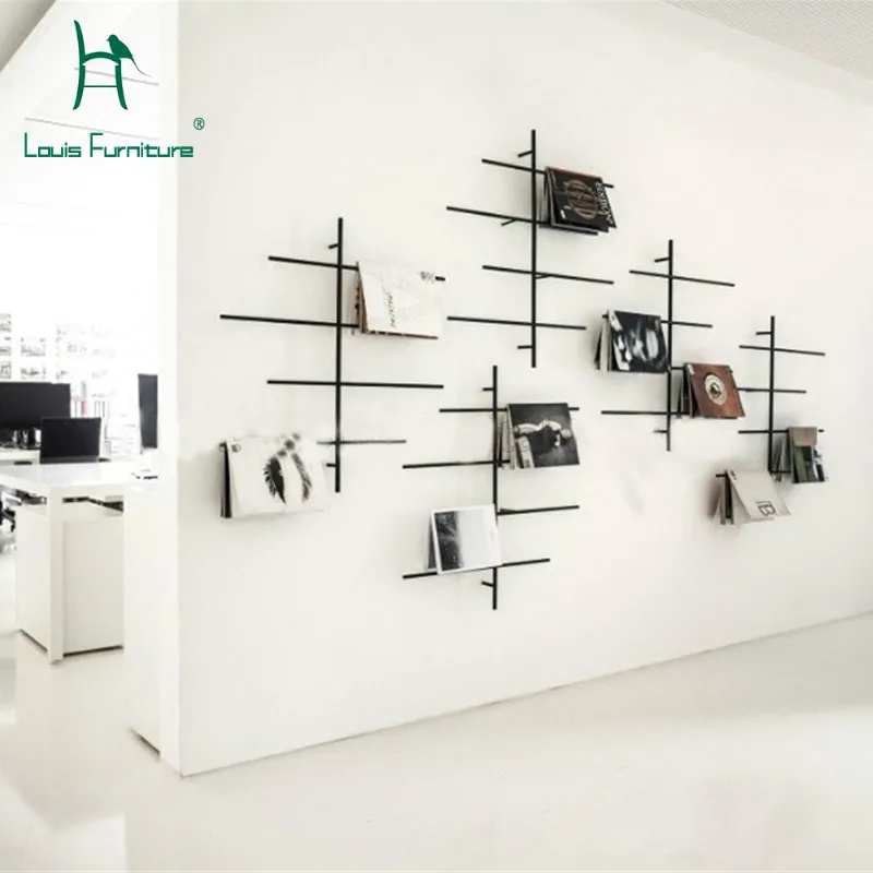 Настенный подвесной журнал Louis Fashion boocase для гостиной ресторана простое настенное