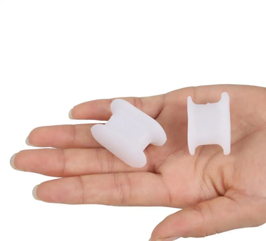10pcs/lot Soft Silicone Toe Separators Spacer Straightener Hallux Valgus Corrector Foot Bunion Pain Relief Tool | Красота и здоровье